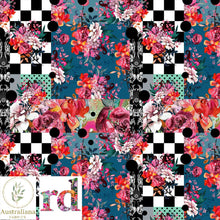 Load image into Gallery viewer, Australiana Fabrics Fabric Blue Patchwork Dreaming by Rathenart
