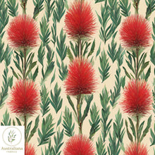 Load image into Gallery viewer, Australiana Fabrics Fabric Bottlebush Fall Fabric
