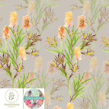 Load image into Gallery viewer, Australiana Fabrics Fabric Bush Banksia in Taupe by Fabriculture
