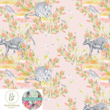 Load image into Gallery viewer, Australiana Fabrics Fabric Desert Bloom Wallaby &amp; Woylie by Fabriculture
