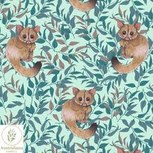 Load image into Gallery viewer, Australiana Fabrics Fabric Premium Quality Woven Cotton Sateen 150gsm / 1 Metre Possum Magic Green
