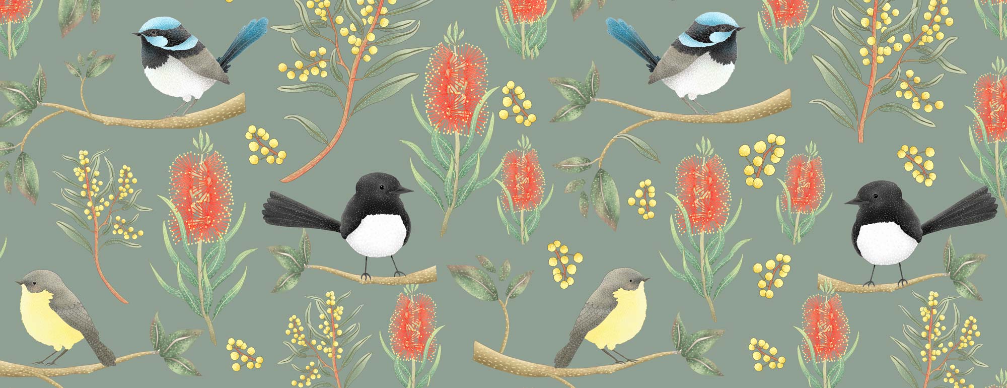 All Australian Fabrics Koala fabrics, Australian theme fabric