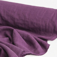 Load image into Gallery viewer, Australiana Fabrics Fabric 1 metre 100% Linen fabric ~ Purple
