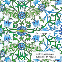 Load image into Gallery viewer, Australiana Fabrics Fabric 1 metre / Cotton Sateen / large Victorian Vintage Floral Fabric II
