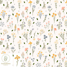 Load image into Gallery viewer, Australiana Fabrics Fabric 1 metre / Premium Woven Cotton 150gsm Wildflowers by Kathrin Legg
