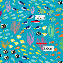 Load image into Gallery viewer, Australiana Fabrics Fabric 1 Metre / Premium Woven Cotton sateen 150gsm Great Barrier Reef Fabric
