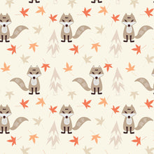 Load image into Gallery viewer, Australiana Fabrics Fabric 1 Metre / Premium woven cotton sateen 150gsm Woodlands Fox Cream
