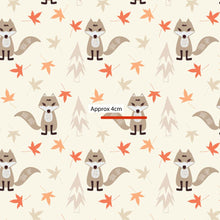 将图片加载到图库查看器，Australiana Fabrics Fabric 1 Metre / Premium woven cotton sateen 150gsm Woodlands Fox Cream
