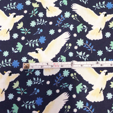 Load image into Gallery viewer, Australiana Fabrics Fabric 1 metre Soaring Cockatoo fabric  ~ Dark Blue
