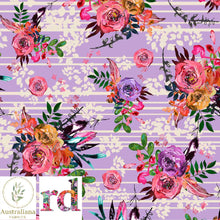 Load image into Gallery viewer, Australiana Fabrics Fabric 50cm / Lilac Garden Songs by Rathenart
