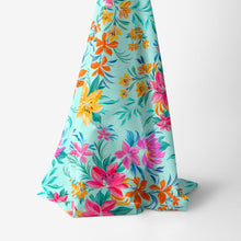 将图片加载到图库查看器，Australiana Fabrics Fabric Bright Floral Tropics by Carolyn Quan
