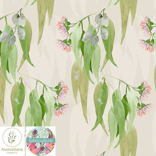 Australiana Fabrics Fabric Eucalyptus Dreaming by Fabriculture