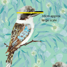 Load image into Gallery viewer, Australiana Fabrics Fabric Kookaburra Fabric Green
