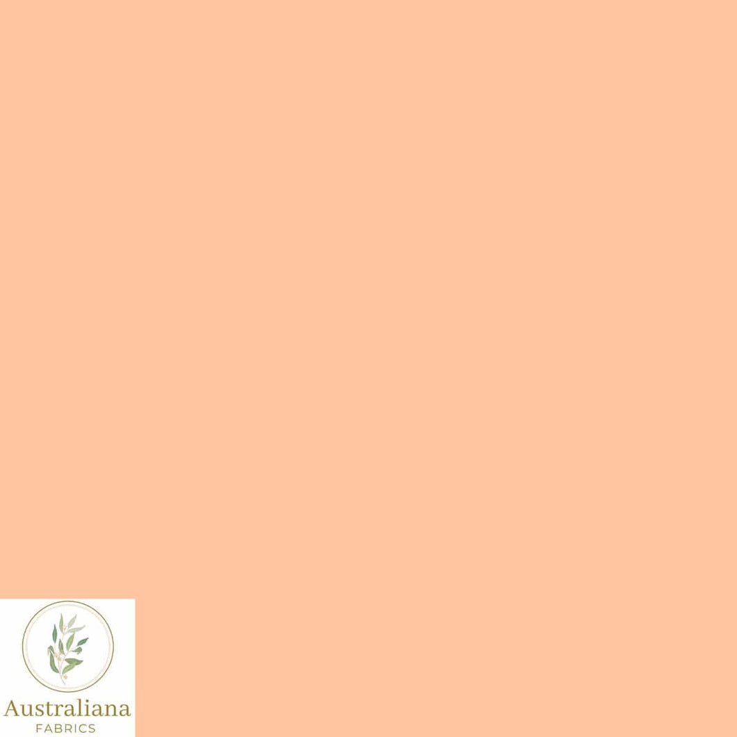 Australiana Fabrics Fabric Pantone Peach Fuzz Solid Colour