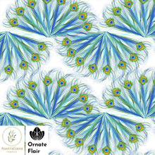 Load image into Gallery viewer, Australiana Fabrics Fabric Peacock Fantails by Ornate Flair
