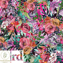 将图片加载到图库查看器，Australiana Fabrics Fabric Pink Garden of Earthly Delights by Rathenart
