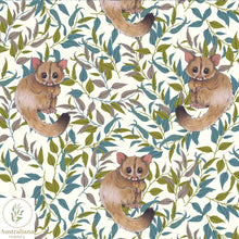Load image into Gallery viewer, Australiana Fabrics Fabric Premium Quality Woven Cotton Sateen 150gsm / 1 Metre Possum Magic Cream
