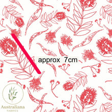 Load image into Gallery viewer, Australiana Fabrics Fabric Premium woven Cotton Sateen 150gsm / 1 Metre Bottle Brush Dance
