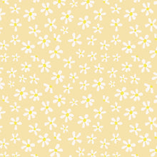 Load image into Gallery viewer, Australiana Fabrics Fabric Premium Woven Cotton sateen 150gsm / 1 Metre Daisy on yellow
