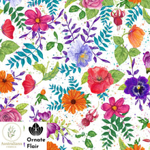 Load image into Gallery viewer, Australiana Fabrics Fabric Pressed Flowers by Ornate Flair
