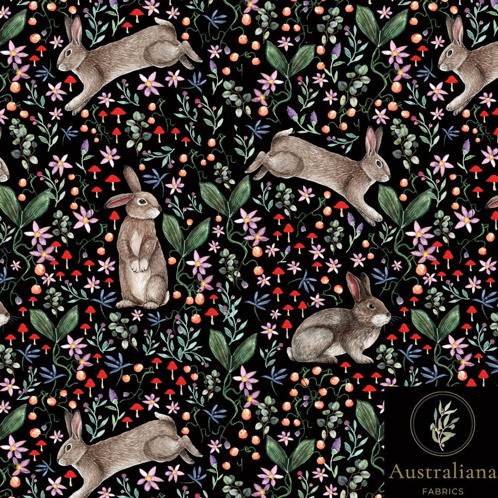 Rabbit Garden ~ Interiors and Upholstery fabric – Australiana Fabrics