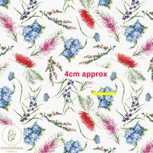 Load image into Gallery viewer, Australiana Fabrics Fabric Roll 50cm Native Aussie Floral
