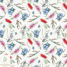 Load image into Gallery viewer, Australiana Fabrics Fabric Roll 50cm Native Aussie Floral
