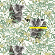 将图片加载到图库查看器，Australiana Fabrics Fabric Sweet Koala Fabric Remnant 40cm x 110cm approx
