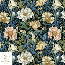 将图片加载到图库查看器，Australiana Fabrics Fabric Victorian Era Vintage Floral IV
