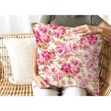 Load image into Gallery viewer, Australiana Fabrics Fabric Watercolour Roses Upholstery &amp; Linen Fabrics by Carolyn Quan
