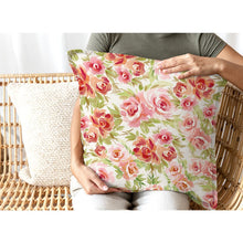 Load image into Gallery viewer, Australiana Fabrics Fabric Watercolour Roses Upholstery &amp; Linen Fabrics by Carolyn Quan
