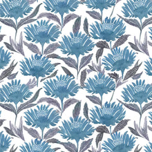 Load image into Gallery viewer, Australiana Fabrics Fabric Watercolour Waratahs Blue
