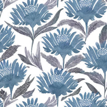 Load image into Gallery viewer, Australiana Fabrics Fabric Watercolour Waratahs Blue
