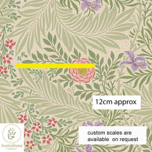 Load image into Gallery viewer, Australiana Fabrics Fabric William Morris Larkspur Flowers
