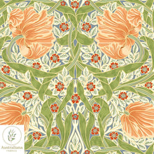 将图片加载到图库查看器，Australiana Fabrics Fabric William Morris Pimpernel Tea Party Upholstery
