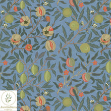 将图片加载到图库查看器，Australiana Fabrics Fabric William Morris Pomegranate Fruit Upholstery
