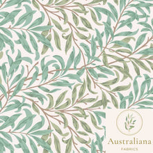 将图片加载到图库查看器，Australiana Fabrics Fabric William Morris Willow Bough Traditional
